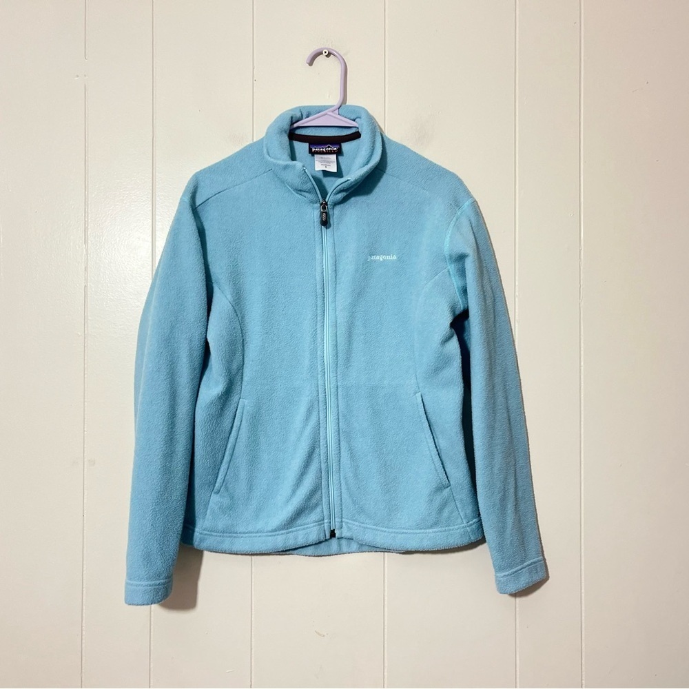 Patagonia Synchilla Women Full Zip Fleece Jacket Blue Size S